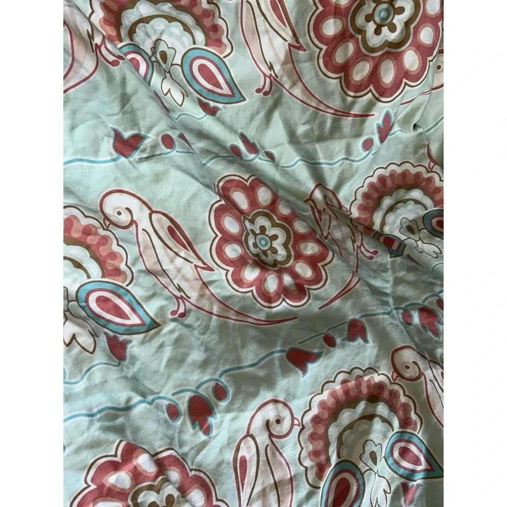 Serena & Lily Annabel Duvet Cover Only painterly bird and floral pattern Twin
